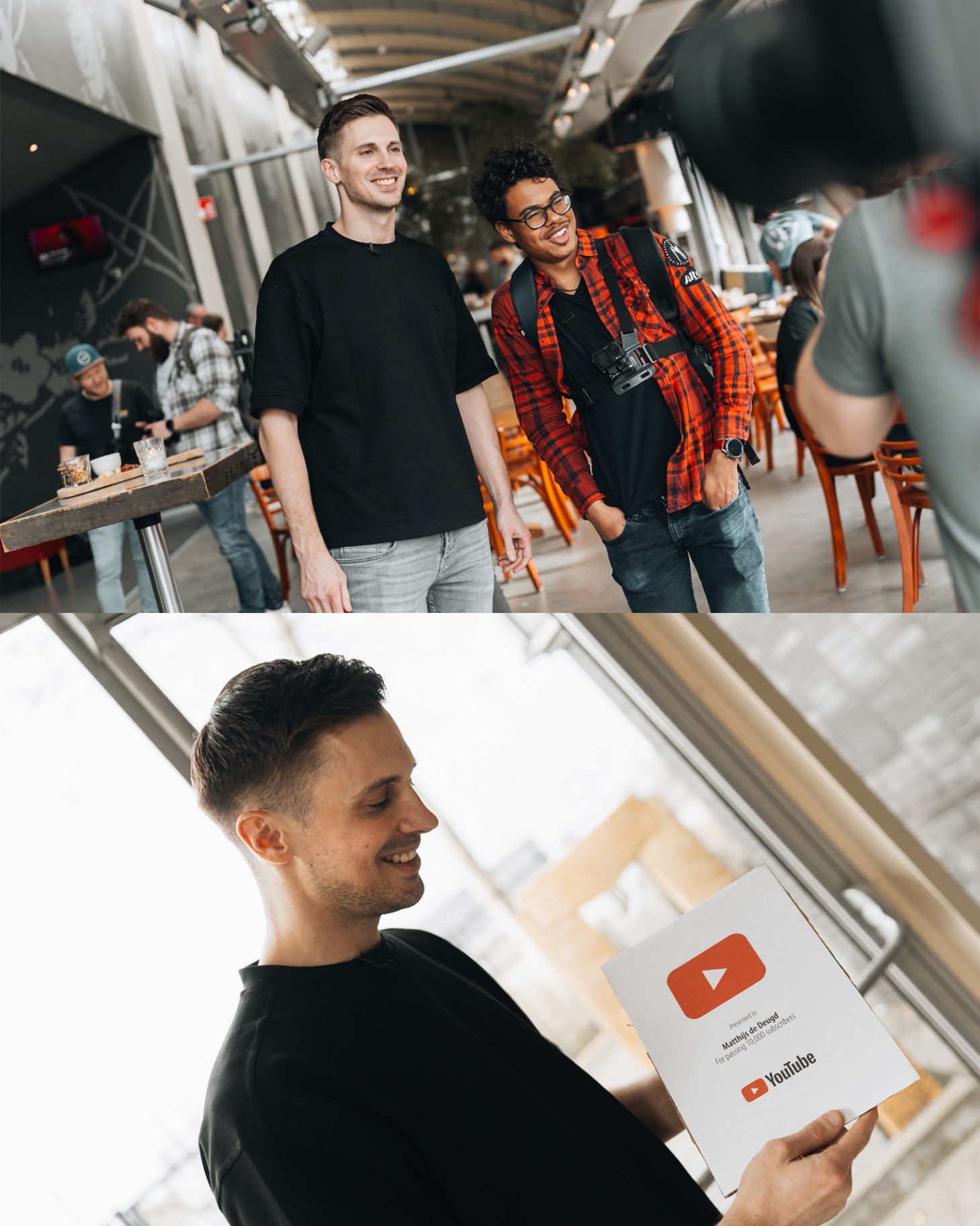 10k abonnee meetup & filmchallenge sfeerimpressie